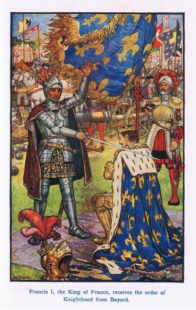 Francesco I, il re di Francia riceve l
